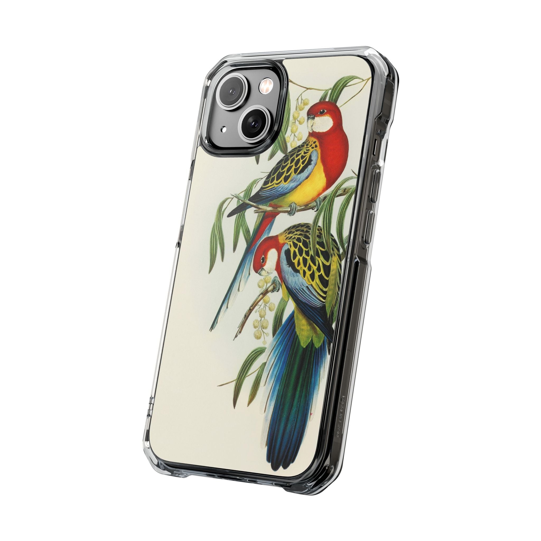 Rosehill Parakeet by Elizabeth Gould - Magnetic Clear Impact Case