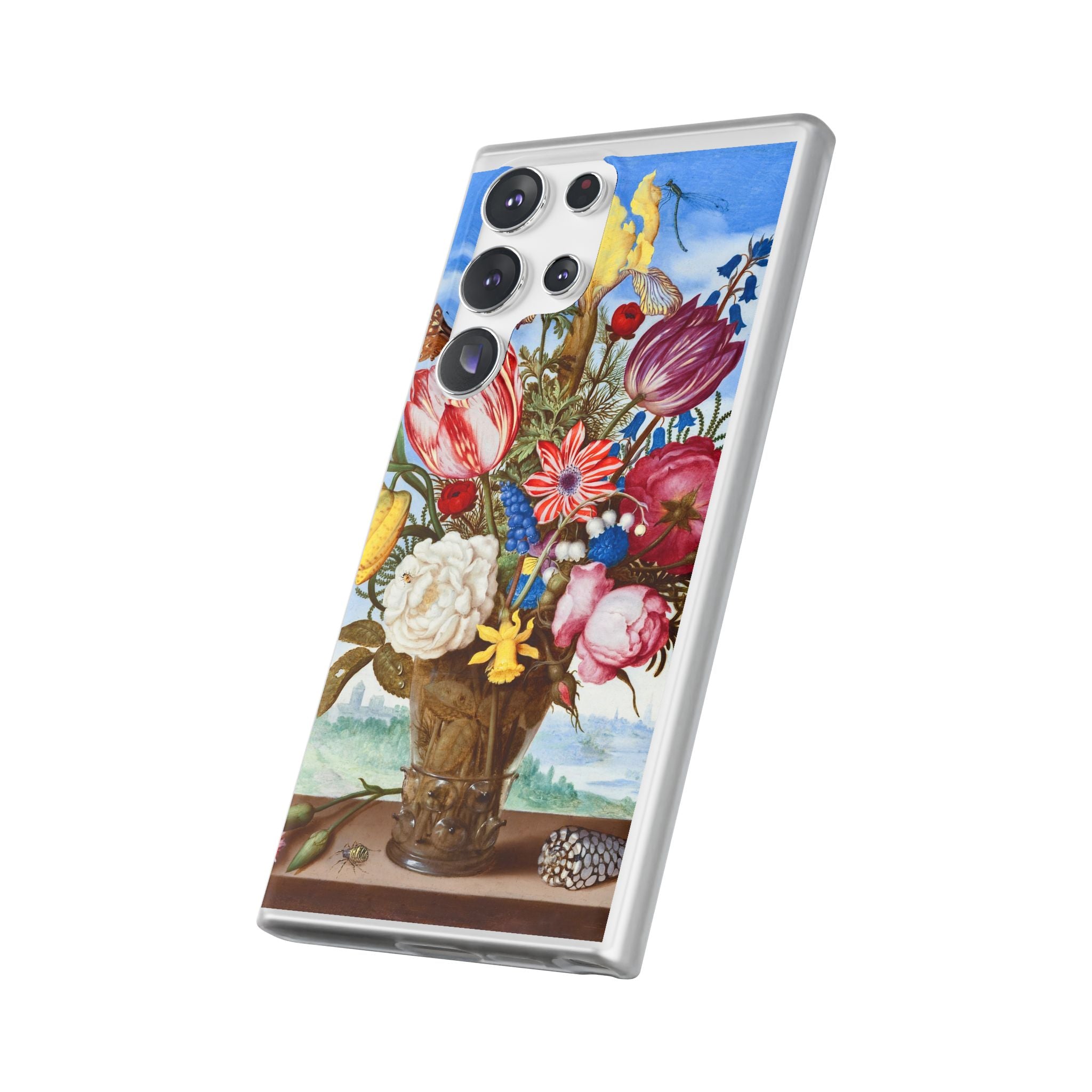 Bouquet of Flowers by Ambrosius Bosschaert - Flexi Case