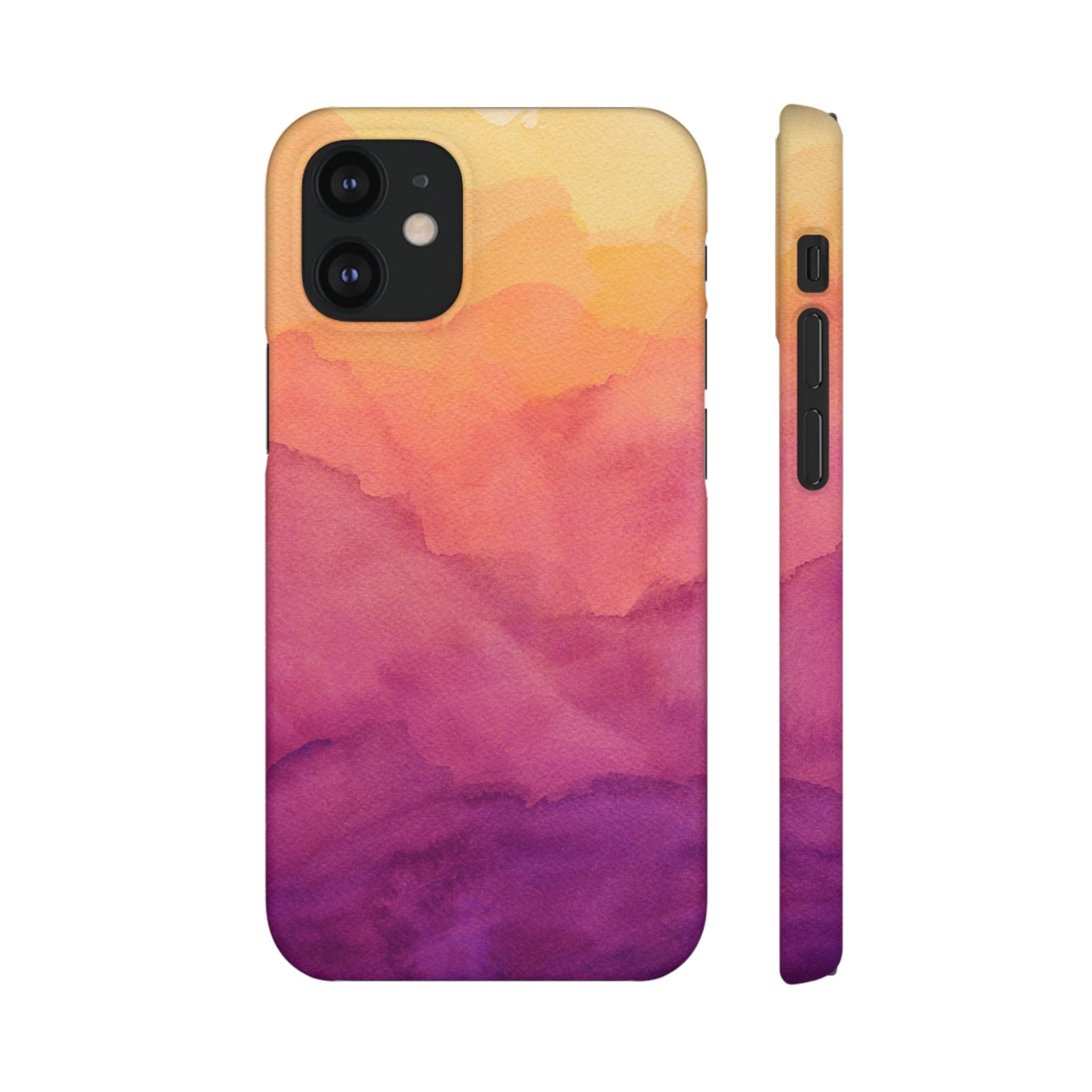 Watercolour Sunrise - Snap Case