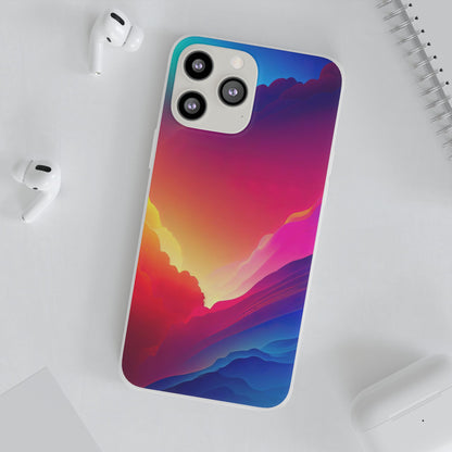 Rainbow Clouds - Flexi Case