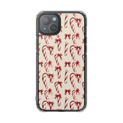 Image of Candy Cane Lane - Magnetic Clear Impact Case