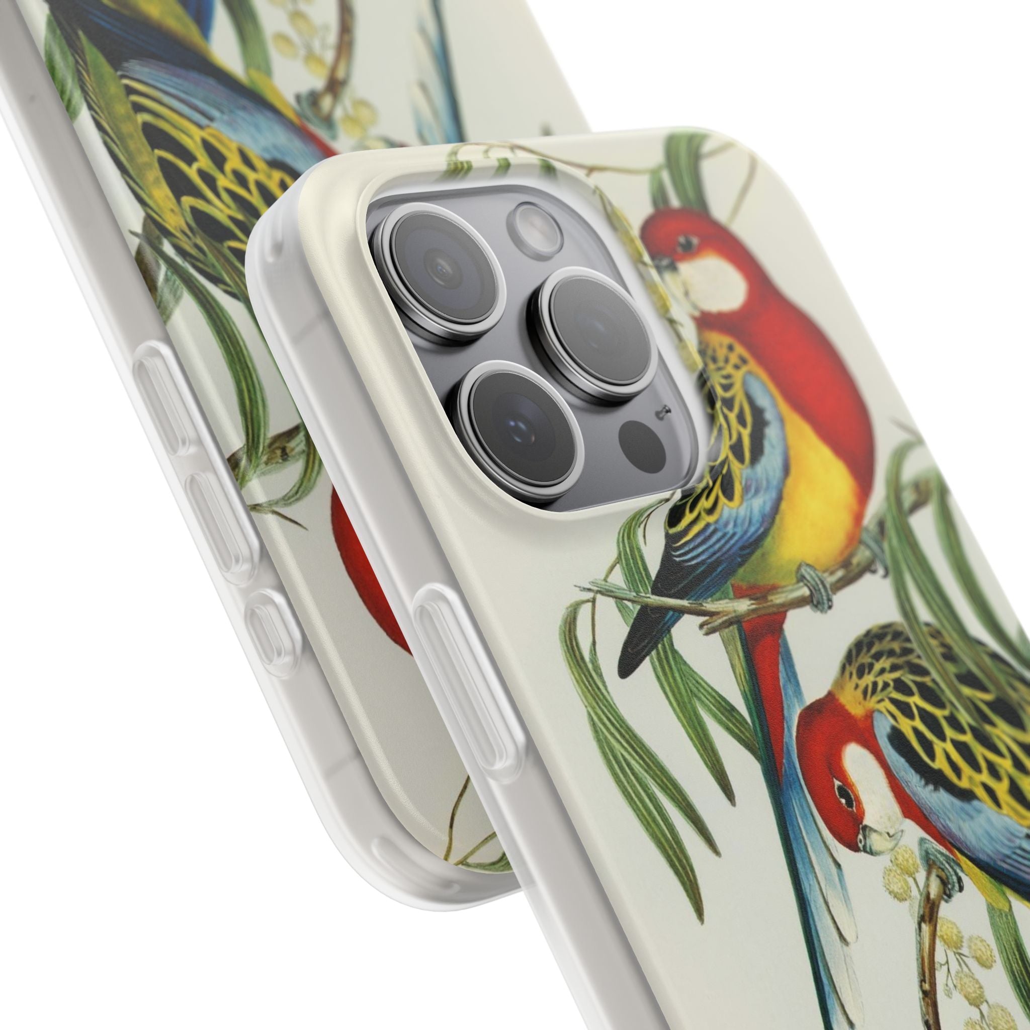 Rosehill Parakeet by Elizabeth Gould - Flexi Case